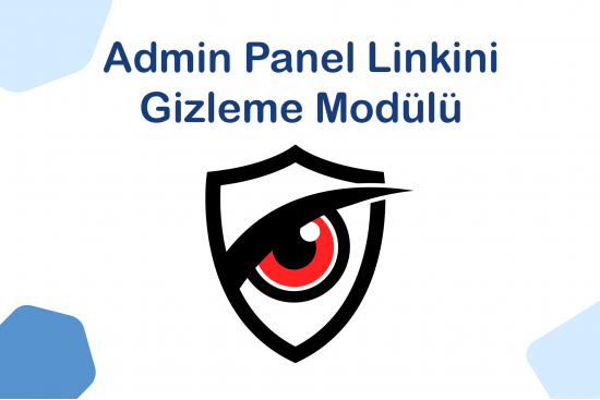OpenCart Admin Panel Linkini Gizleme Modülü